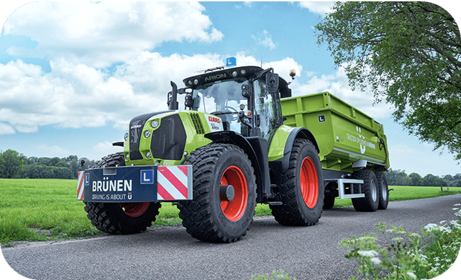 Afgeronde hoeken Tractor
